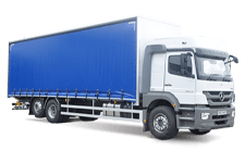 Car Hire Andover - 26 Tonne Curtain Side Truck - Truck hire Andover